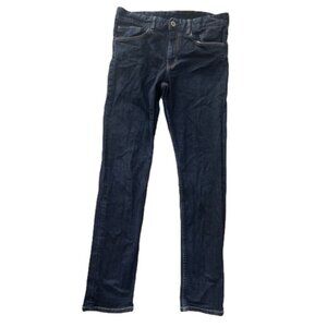 Dark Denim Youth Boys Skinny Jeans, Size 12-13 Years, Preloved